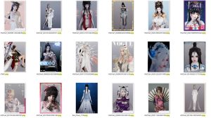 HS人物卡 古风美女系列合集-03【100张】-VAM®克苏恩资源社区