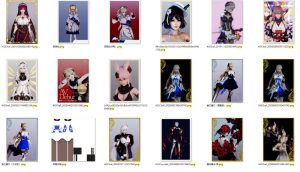 HS人物卡 崩坏3游戏卡合集【93张】-VAM®克苏恩资源社区