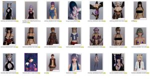 HS人物卡 死或生5和其他小类游戏卡合集【45张】-VAM®克苏恩资源社区