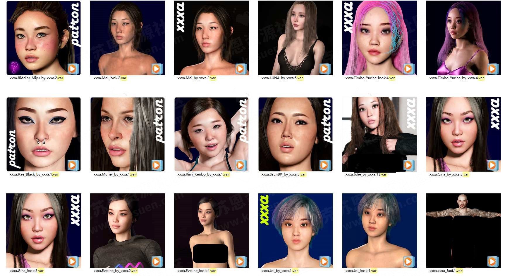 xxxa’s人物场景合集【更新至2023-08】-VAM®克苏恩资源社区