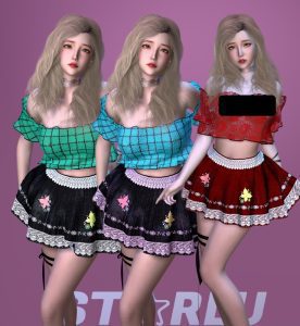 服饰starlu.Sweet_Denim_Butterfly-VAM®克苏恩资源社区